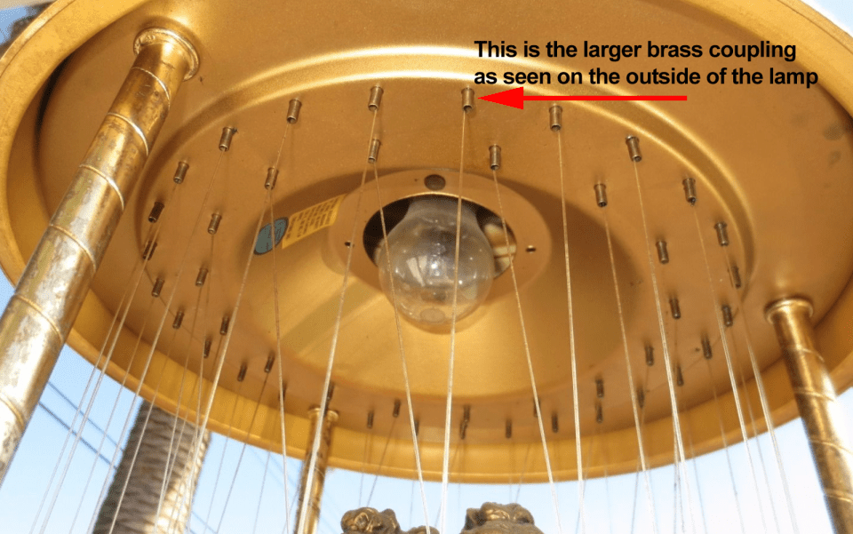 Oilrainlamp Largebrasscoupling How To Clean A Rain Lamp