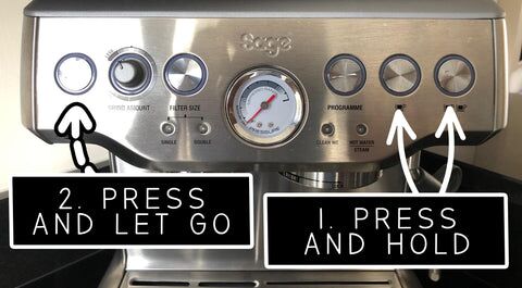 Barista Express Buttons Clean Me Cycle Large How To Run A Clean Cycle On The Breville Espresso Machine