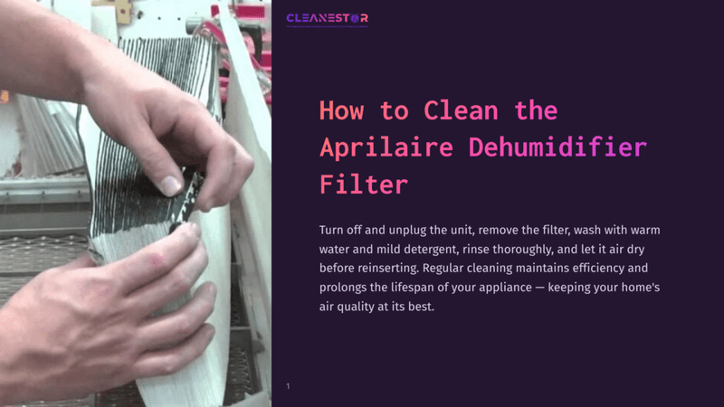 1 How To Clean The Aprilaire Dehumidifier Filter Close-Up Of Hands Removing A Dehumidifier Filter, Featuring A White And Black Filter With A Textured Surface, Focused On Maintenance.