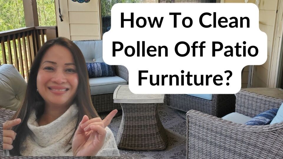 How To Clean Pollen Off Outdoor Cushions