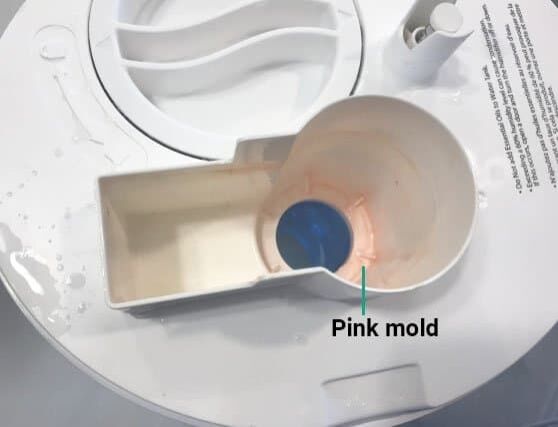 Pink Mold Inside A Vicks Cool Mist Humidifier How To Clean Pink Mold In The Humidifier