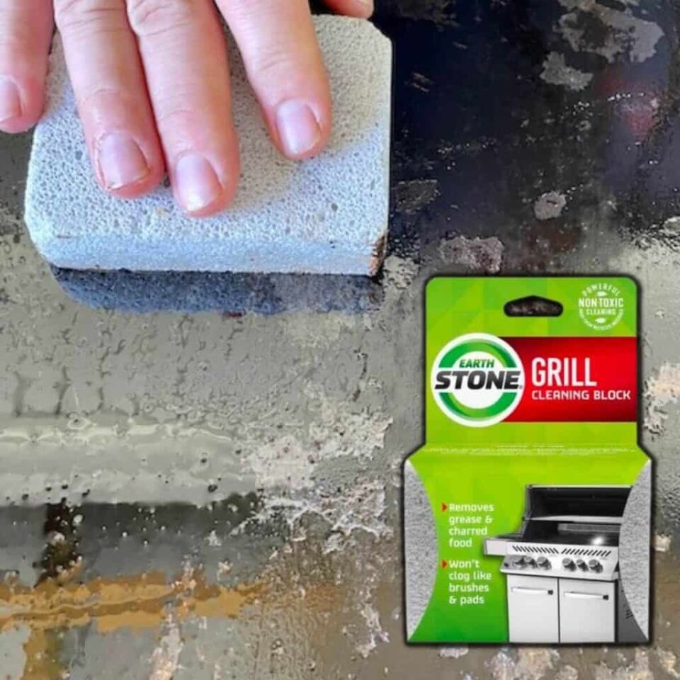 Grill Brick On Griddle How To Clean A Blackstone Griddle With A Pumice Stone