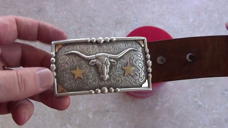 How To Clean A Silver Belt Buckle