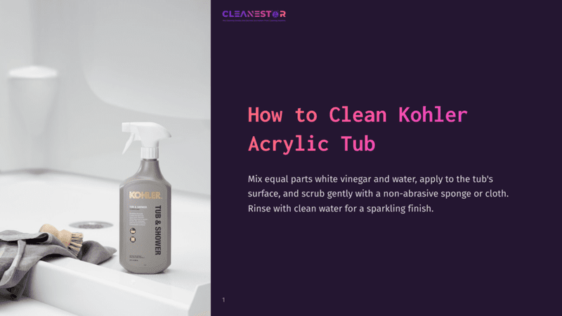 1 How To Clean Kohler Acrylic Tub How To Clean Kohler Acrylic Tub