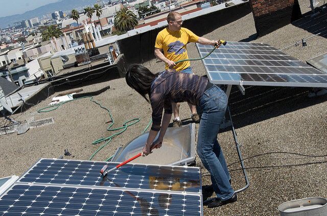 Cleaning Solar Panels How Often Do Solar Panels Need Cleaning