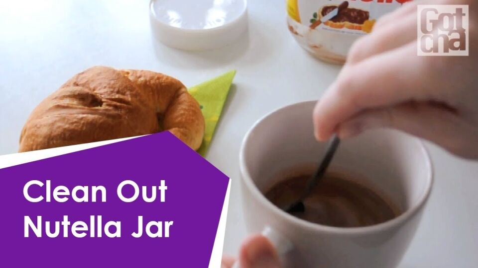 How To Clean Nutella Jar