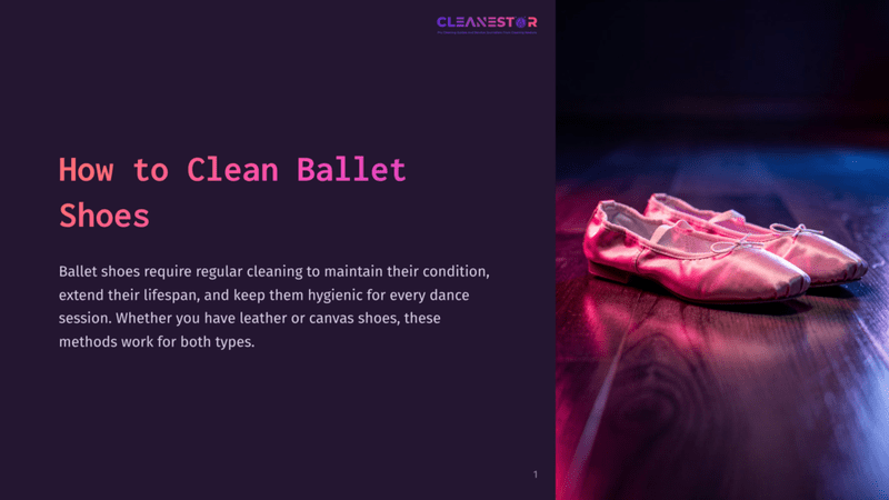 1 How To Clean Ballet Shoes Close-Up Of Two Pink Satin Ballet Shoes With Ribbons Tied In Bows, Resting On A Dark Wooden Floor Illuminated By Dramatic Pink And Blue Stage Lighting.