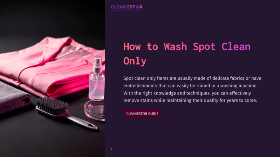1 How To Wash Spot Clean Only Pink Silk Blouse, Charcoal Grey Cloth, And A Cleaning Brush Are Laid Out On A Dark Surface, Next To A Spray Bottle And A Small Glass Dish, Ready For Spot Cleaning Delicate Fabrics.