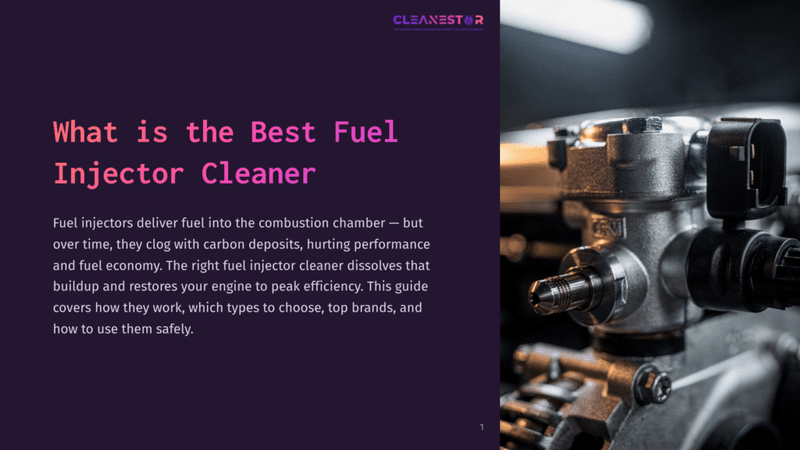 1 What Is The Best Fuel Injector Cleaner Close-Up Of A Clean Fuel Injector Assembly From A Vehicle Engine, Showcasing Intricate Metal Parts And Connectors. The Text Overlay Reads &Quot;What Is The Best Fuel Injector Cleaner&Quot;.