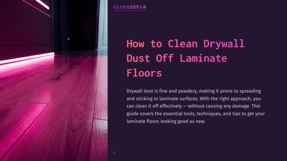 1 How To Clean Drywall Dust Off Laminate Floors Close-Up Of A Gleaming, Dark Wood Laminate Floor Illuminated By Vibrant Pink And Purple Led Strip Lights, Showcasing The Texture And Sheen Of The Flooring.