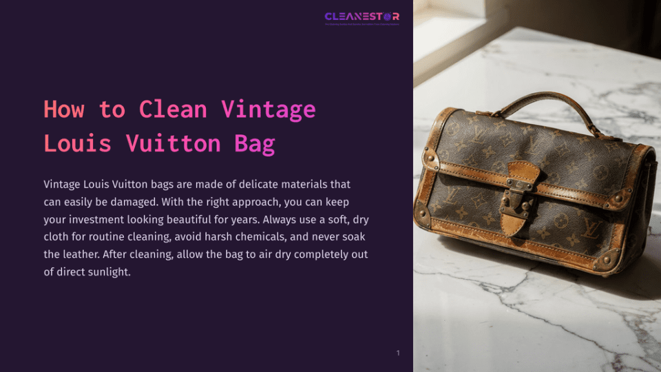 A Vintage Louis Vuitton Handbag With A Brown Monogram Canvas And Tan Leather Trim Sits On A Marble Surface, Showcasing Its Aged Patina And Hardware.