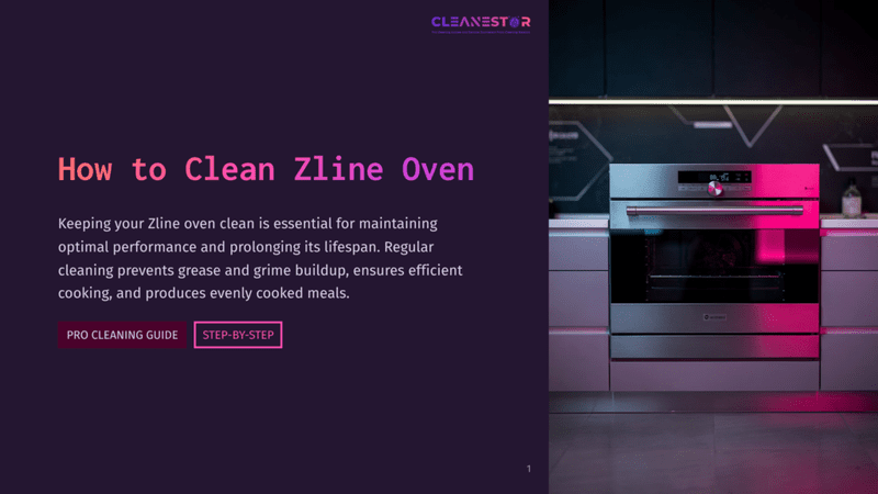 1 How To Clean Zline Oven Modern Zline Oven With A Sleek Stainless Steel Finish And A Digital Display Glowing Pink. The Oven Is Set Against A Dark, Moody Kitchen Backdrop With Subtle Lighting.