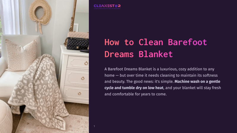 1 How To Clean Barefoot Dreams Blanket A Cozy Blanket In Soft Tones Drapes Over A White Bedside Table Next To A Stylish Handbag And A Mirror, Creating A Warm, Inviting Scene.