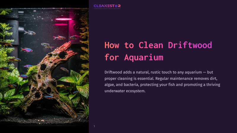 1 How To Clean Driftwood For Aquarium A Vibrant Aquarium Scene With Driftwood, Colorful Fish, And Plants; Pink Lighting Highlights The Underwater Environment.