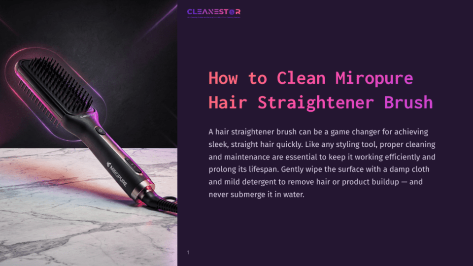 1 How To Clean Miropure Hair Straightener Brush How To Clean Miropure Hair Straightener Brush