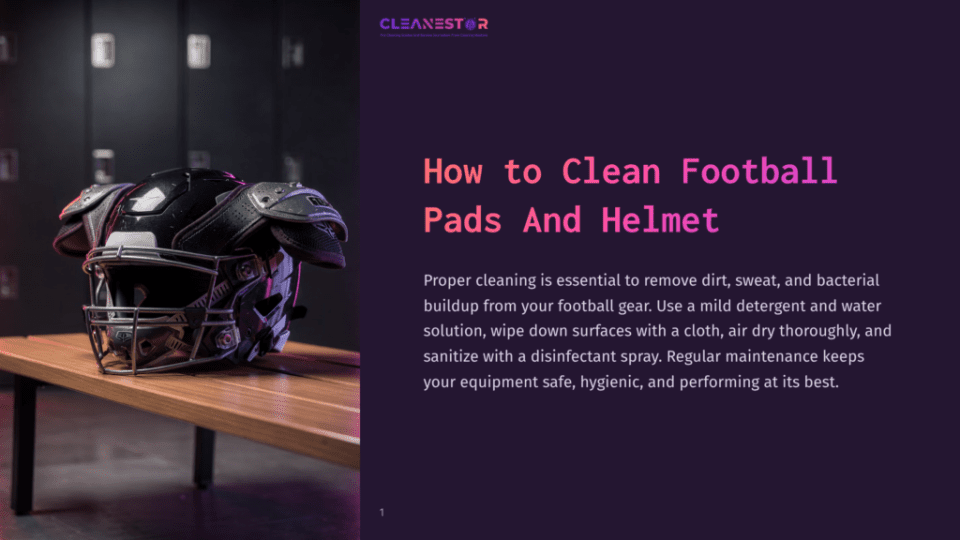 1 How To Clean Football Pads And Helmet A Black Football Helmet With Padding Displayed Against A Dark Background, Emphasizing Gear Maintenance And Cleaning Tips.