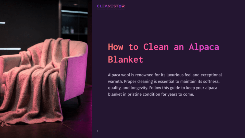 1 How To Clean An Alpaca Blanket A Cozy Pink Alpaca Blanket Drapes Over A Modern Armchair In A Softly Lit Room, Showcasing Its Texture And Warmth.