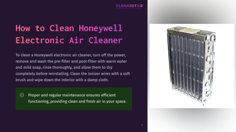 1 How To Clean Honeywell Electronic Air Cleaner Close-Up Of A Honeywell Electronic Air Cleaner Filter Module, Featuring Multiple Rows Of Parallel Metal Plates And An Internal Ionizing Wire, Ready For Cleaning.