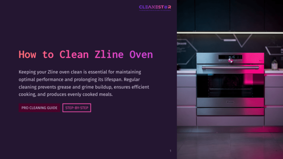 1 How To Clean Zline Oven Modern Zline Oven With A Sleek Stainless Steel Finish And A Digital Display Glowing Pink. The Oven Is Set Against A Dark, Moody Kitchen Backdrop With Subtle Lighting.