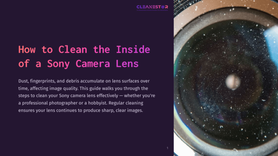 1 How To Clean The Inside Of A Sony Camera Lens Close-Up Of A Dirty Camera Lens With Dust, Fingerprints, And Debris, Illustrating The Need To Clean A Sony Camera Lens For Sharp Images.