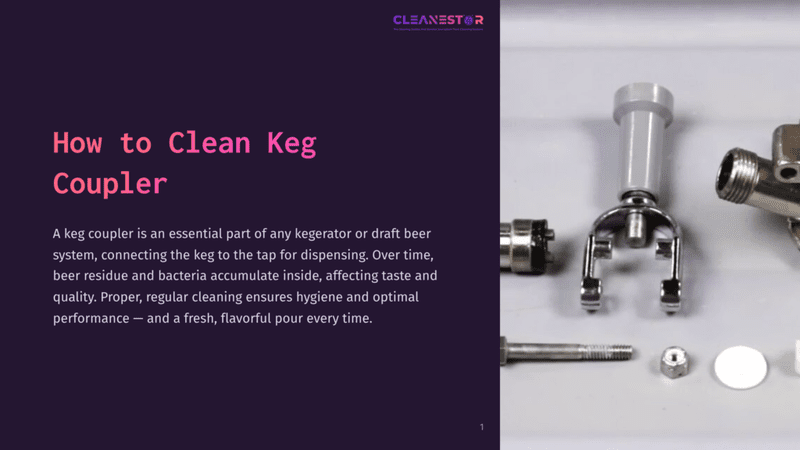 1 How To Clean Keg Coupler How To Clean Keg Coupler