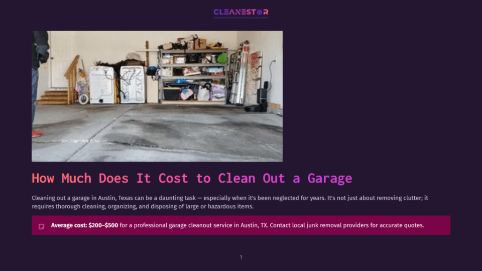 1 How Much Does It Cost To Clean Out A Garage A Cluttered Garage Interior With Shelves Filled With Items, Two Large White Appliances, And A Concrete Floor, Suggesting A Need For Professional Garage Cleaning Services.