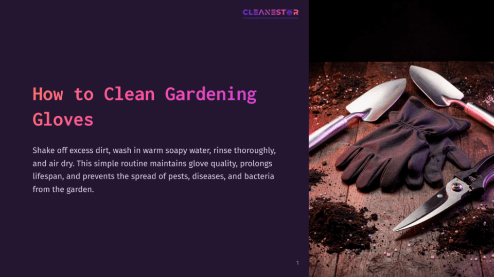 1 How To Clean Gardening Gloves Gardening Gloves, Trowels, And Pruning Shears Rest On A Wooden Surface Scattered With Dark Soil. The Scene Is Lit Dramatically, Highlighting The Tools And Dirt, Suggesting Preparation For Or Completion Of Garden Work.