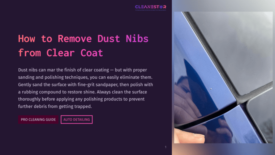 1 How To Remove Dust Nibs From Clear Coat A Person'S Hand Holding A Piece Of Fine-Grit Sandpaper, Ready To Gently Sand A Dusty, Clear-Coated Car Surface To Remove Dust Nibs.