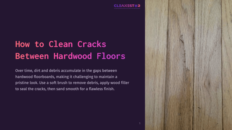 1 How To Clean Cracks Between Hardwood Floors Wooden Floorboards With Visible Gaps, Featuring A Warm Brown Hue, Alongside A Soft Brush And A Wood Filler Tube For Cleaning.