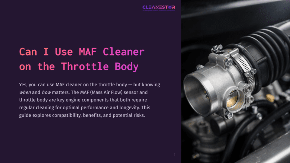 1 Can I Use Maf Cleaner On The Throttle Body Close-Up Of A Silver Throttle Body With A Black Air Intake Hose Attached, Secured By A Metal Clamp, Set Against A Dark, Blurred Background. The Image Is Relevant To Cleaning Maf Sensors And Throttle Bodies.