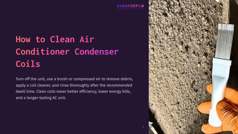 1 How To Clean Air Conditioner Condenser Coils Close-Up Of Dirty Air Conditioner Condenser Coils, Showing Dust And Debris On Textured Surfaces, With A Purple Background.