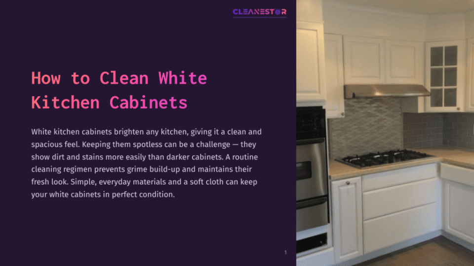 1 How To Clean White Kitchen Cabinets Bright White Kitchen Cabinets With Stainless Steel Appliances, A Tiled Backsplash, And A Clean, Organized Layout Emphasizing Freshness And Simplicity.