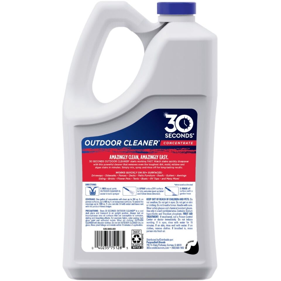 What Chemicals Are In 30 Seconds Outdoor Cleaner  