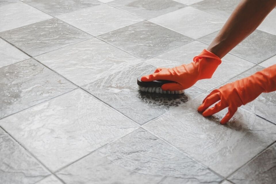 Cleaning Tiles How To Clean Textured Floor Tiles