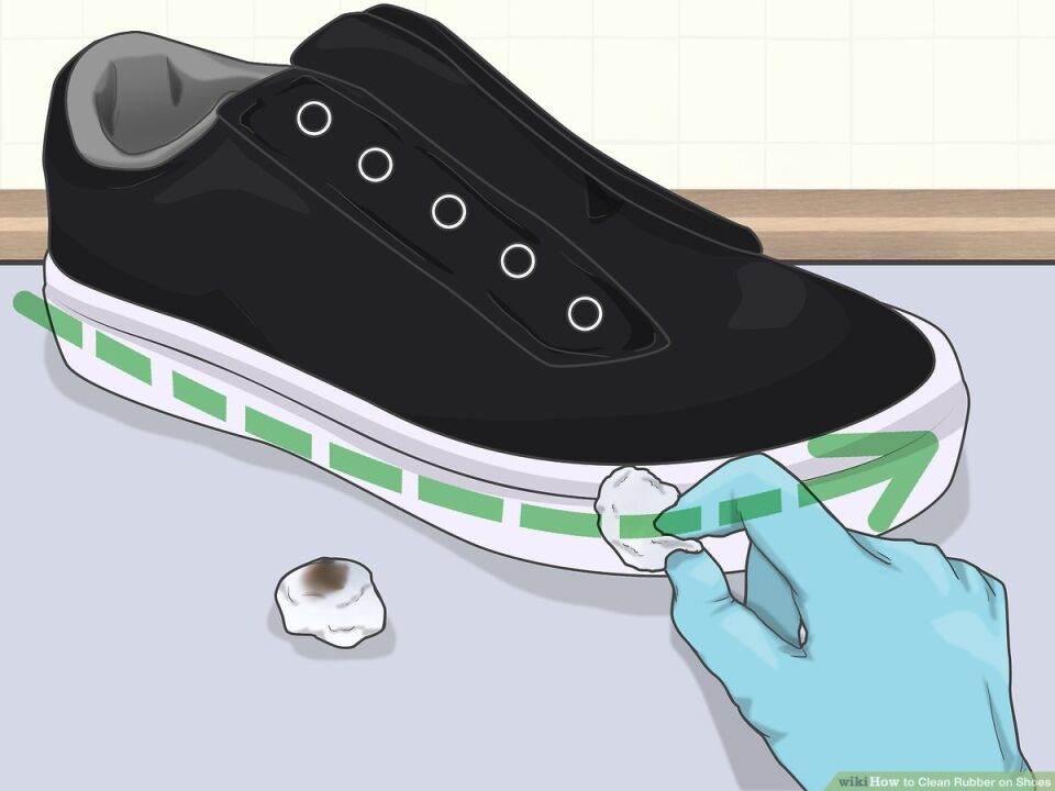 How To Clean The Rubber On Shoes  