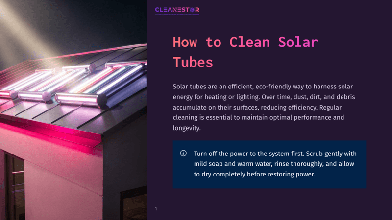 1 How To Clean Solar Tubes Solar Tubes On A Rooftop, Reflecting Sunlight And A Pinkish Glow, Are A Sustainable And Eco-Friendly Way To Harness Solar Energy For Heating And Lighting.