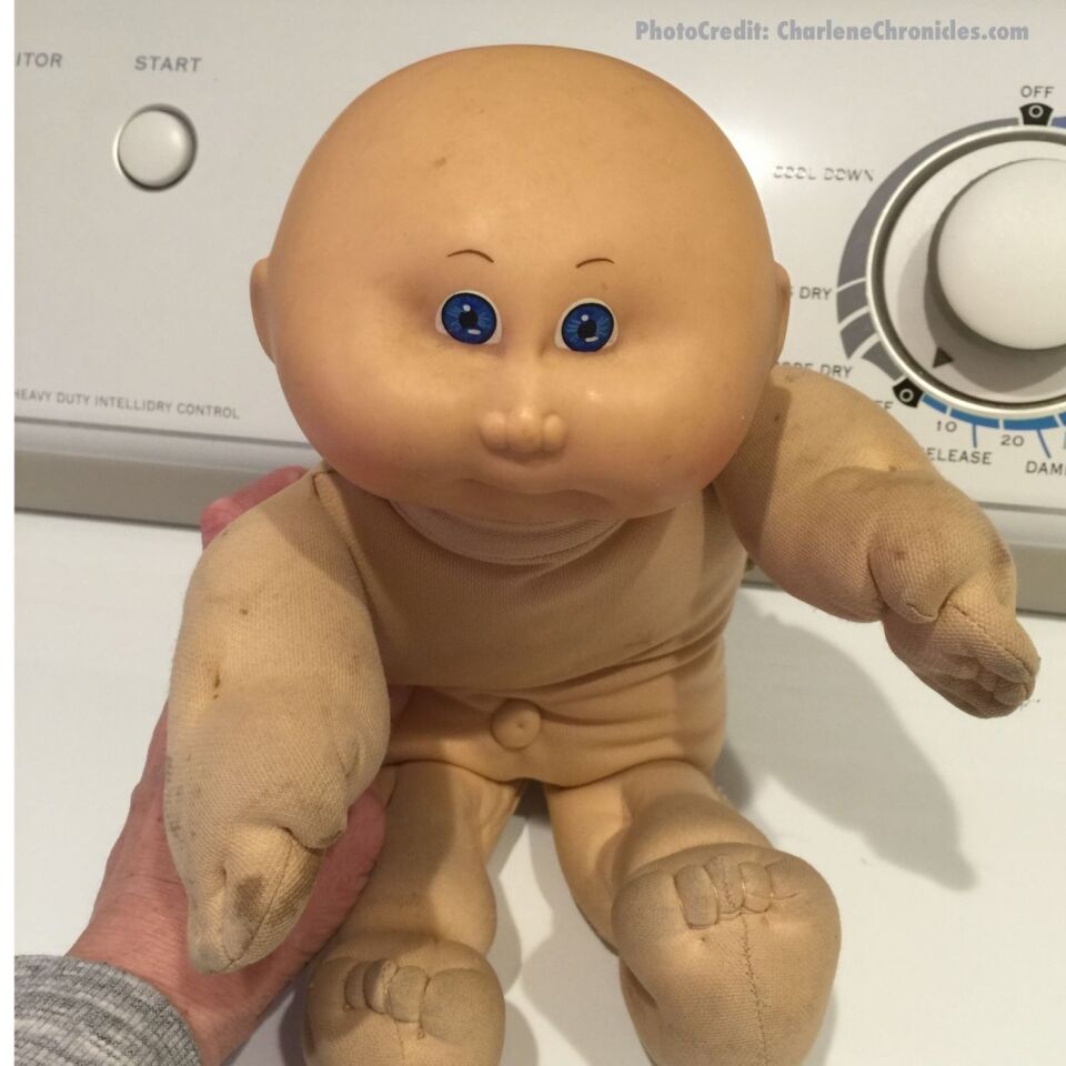 How To Clean A Cabbage Patch Doll Face  