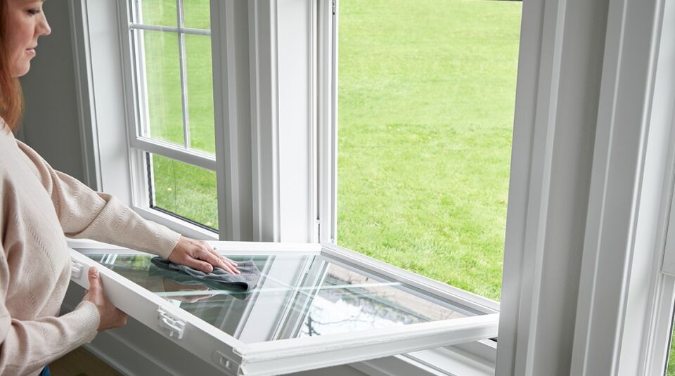 How To Clean Pella Double-Hung Windows  
