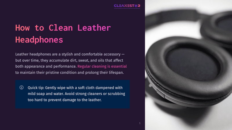 1 How To Clean Leather Headphones Close-Up Of Black Leather Headphones With Plush Earcups, Suggesting A Focus On Cleaning And Maintaining These Stylish Accessories.