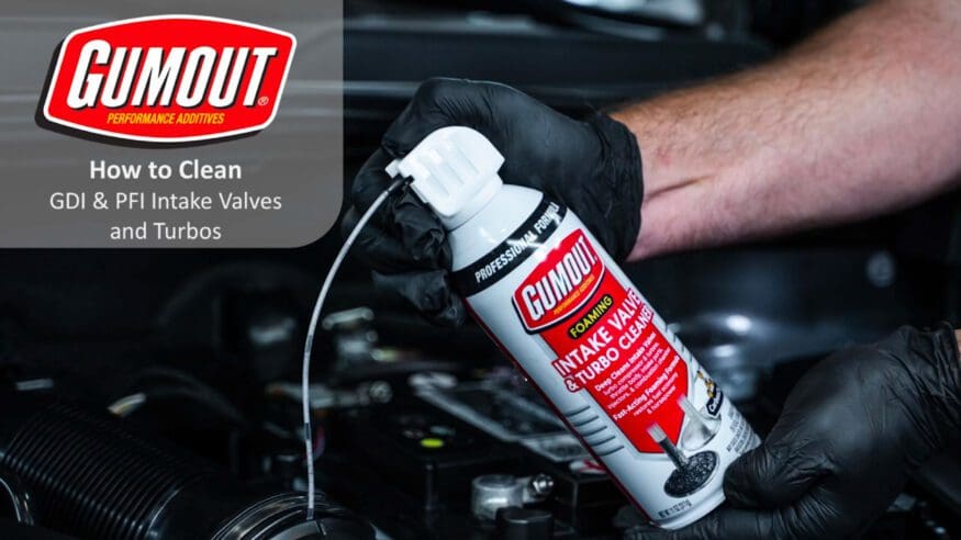 How To Clean Gdi Pfi Intake Valves And Turbos With Gumout Intake Valve Turbo Cleaner Can You Spray Carb Cleaner Into Air Intake