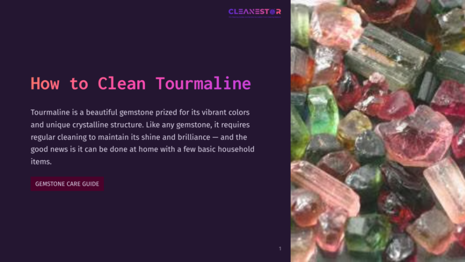 1 How To Clean Tourmaline Close-Up Of Vibrant, Multi-Colored Tourmaline Gemstones In Various Shades Of Pink, Green, And Red, Showcasing Their Natural Crystalline Structures.
